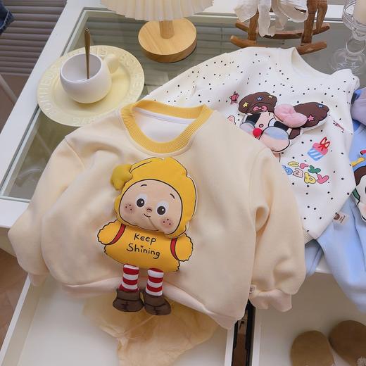 【49.9元起/2件任选】儿童卫衣卫裤秋季玩偶卫衣婴幼儿男童女童裤子上衣★爱宝好物 商品图9