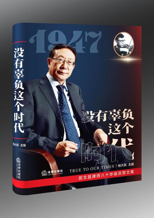 没有辜负这个时代  精装    杨大民   法律出版社 商品图0