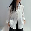 白色法式提花衬衫55745★avann 商品缩略图1