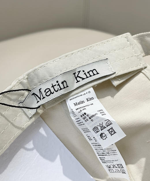 韩国订单Matin Kim字母贴标棒球帽082502 商品图4