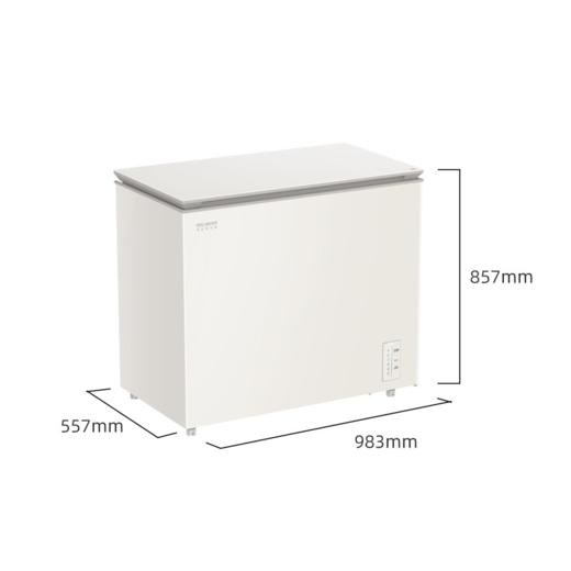 美菱 冰柜 BC/BD-205WDTPB1 杏运白 205升卧式冰柜 风冷 新一级能效 变频 电脑LED数显 0.22/0.54(kW·h/24h) 顶开单温转换柜 PCM钢板箱体 商品图3