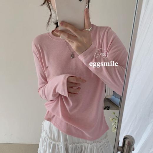 夯货‼️【59.9/2件天丝羊毛爱心长袖T】egg · smile软糯入秋，微凉天气的满分舒适换季衣橱C位店★为爱严选 商品图9
