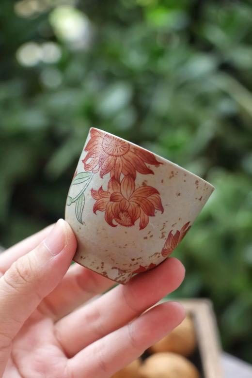 【10件套，169元】京隆堂青花火石红茶具套装 | 一套含6只独立品茗杯+带盖盖碗+托盘+公道杯+茶滤，诚意十足，心意满满 商品图7