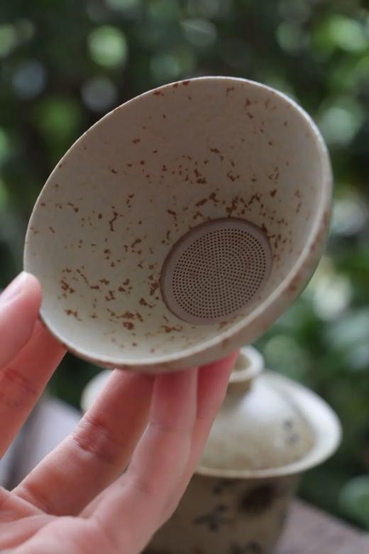 【10件套，169元】京隆堂青花火石红茶具套装 | 一套含6只独立品茗杯+带盖盖碗+托盘+公道杯+茶滤，诚意十足，心意满满 商品图9