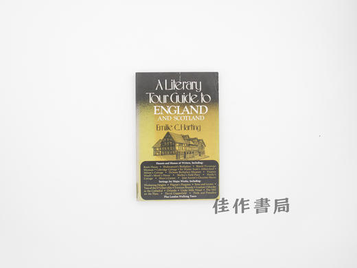【绝版旧书】A Literary Tour Guide to England and Scotland/英格兰与苏格兰文学旅行指南 商品图0