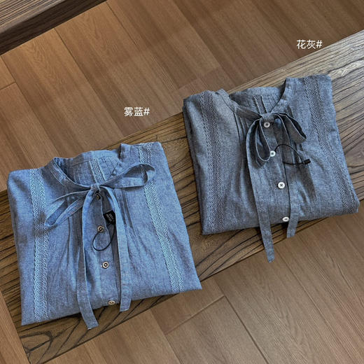 初秋45R蕾丝花边衬衫衬衣 商品图7