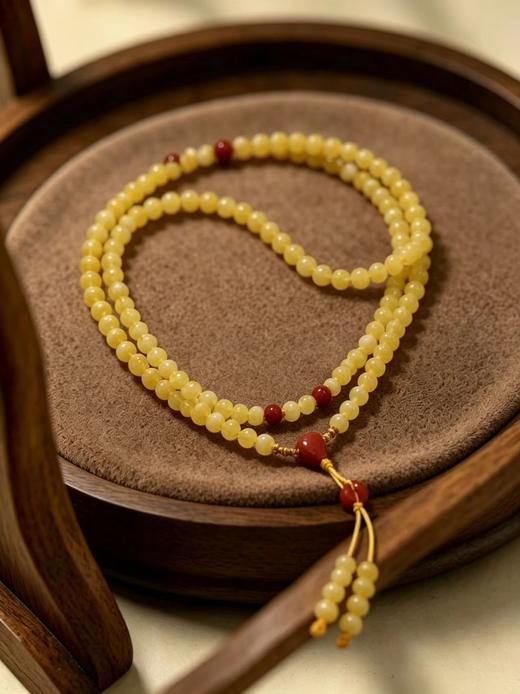 天然琥珀蜜蜡【花珀系列】典雅品质 感受自然之美 一花一世界 喆祥琥珀手链手串挂坠 商品图12