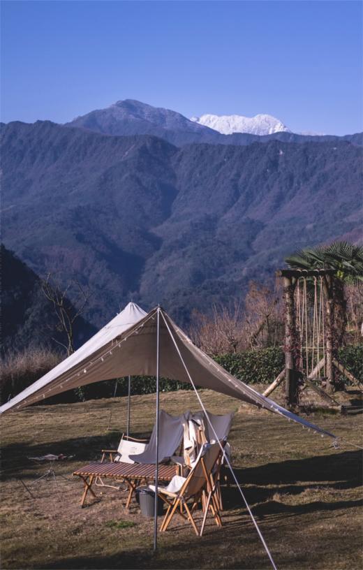 【崇州#474号院】3房温泉私汤小院，儿童游玩秋千、山景、避暑、赏雪、草坪云海远山无边风景cq 商品图3