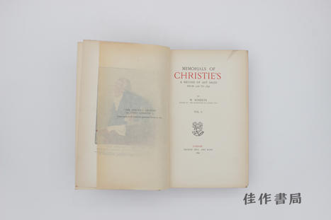【绝版旧书】Memorials of Christie's: A Record of Art Sales from 1766 to 1896 (2 vols) / 佳士得纪念录：1766-1896年艺 商品图1