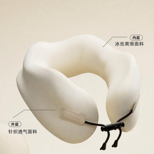 热卖！ 旅途熟睡！【mini收纳，一提就走】花姿彤 记忆棉护颈u型枕  高弹枕芯 一“枕”熟睡，“枕”救旅途疲乏，便携收纳省时省力 商品图9