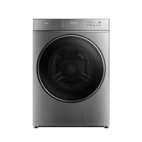 TCL 洗衣机 G100P7-D 全自动滚桶洗衣机 10公斤 极地灰 一级能效 上排水 变频 不锈钢内筒 LED数码屏 童锁 超薄全嵌 电脑控制 PCM箱体