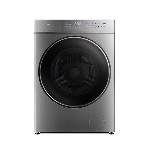 TCL 洗衣机 G100P7-D 全自动滚桶洗衣机 10公斤 极地灰 一级能效 上排水 变频 不锈钢内筒 LED数码屏 童锁 超薄全嵌 电脑控制 PCM箱体 商品图0