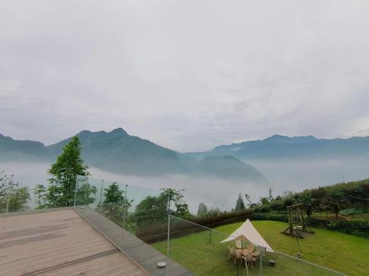 【崇州#474号院】3房温泉私汤小院，儿童游玩秋千、山景、避暑、赏雪、草坪云海远山无边风景cq 商品图2