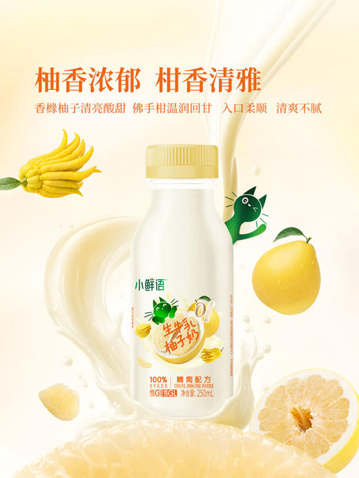 MM 山姆 小鲜语 小鲜语生牛乳柚子奶 250ml*4/8 商品图4
