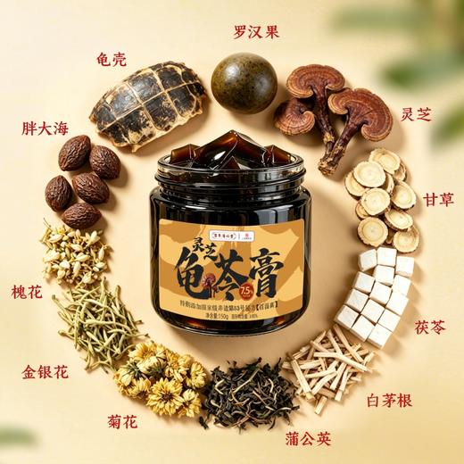 清心堂龟苓膏  铁皮石斛/灵芝双口味礼盒装 老字号品牌 清心润燥添加非遗配方 8小时慢炖熬煮草本精华 商品图3