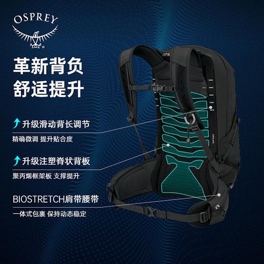 OSPREY Talon魔爪22 26L 轻量户外旅行徒步骑行登山包男款（主） 商品图2