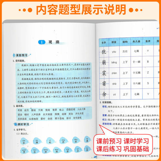2026秋教学练小学语文词语手册一二三四五六年级上册任选人教版课文同步句子训练字词语专项训练词汇积累 商品图3