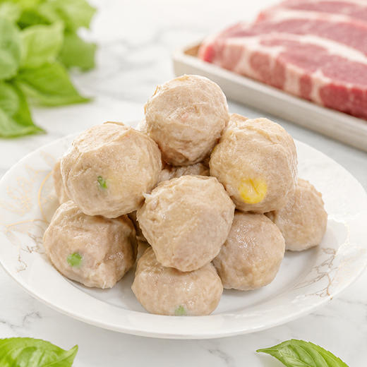 【真材实料】潮实 黑猪肉鲜蔬丸 250g/包 商品图5
