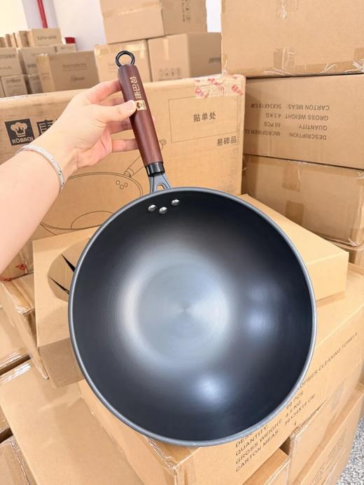 康巴赫 34cm 极铁炒锅 | 大牌正品，不含涂层，不仅可以煎炒炸、蒸炖煲煮也样样行！ 商品图5