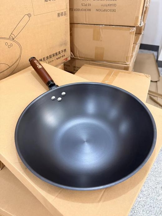 康巴赫 34cm 极铁炒锅 | 大牌正品，不含涂层，不仅可以煎炒炸、蒸炖煲煮也样样行！ 商品图2
