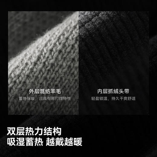 伯希和户外针织帽男2026新款美利奴羊毛冷帽秋冬登山保暖帽子女 商品图1