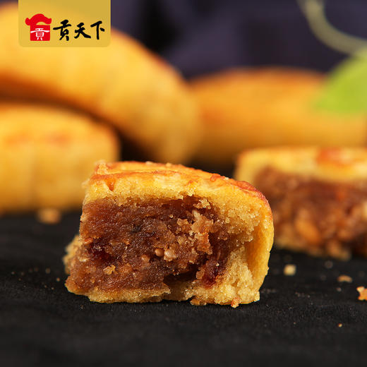 山西神池月饼80g*6枚特产神池胡麻油五仁月饼老式小月饼散装馅饼 商品图2