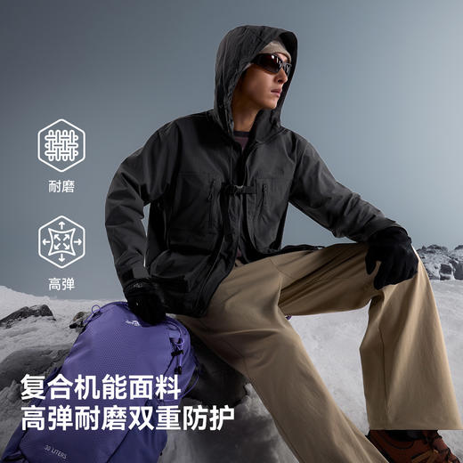 伯希和户外休闲衣女新款防风高弹耐磨上衣时尚三合一徒步外套男 商品图2