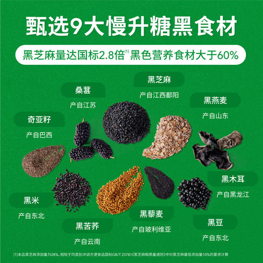 【三诺心选社群专享】慢教授|慢糖黑芝麻核桃粉 500g 商品图2