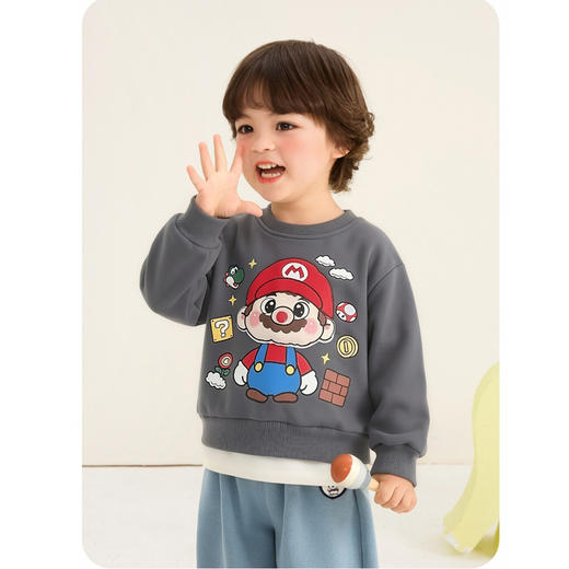 【49.9元起/2件任选】儿童卫衣卫裤秋季玩偶卫衣婴幼儿男童女童裤子上衣★爱宝好物 商品图2