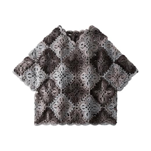 苏苏姐家焰菱套头衫手工DIY毛衣编织钩针衣服毛线团材料包 商品图4