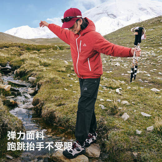 伯希和户外2026年新款儿童金标P棉服男女防风防泼水轻量保暖外套 商品图3
