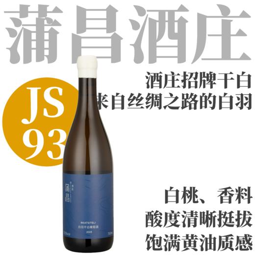 【JS93·来自丝绸之路的个性白羽】2023 蒲昌白羽干白葡萄酒 商品图0