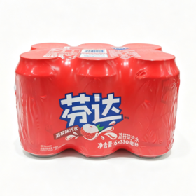 芬达330ml*6荔枝味汽水