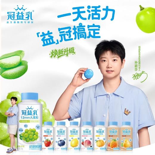 蒙牛250g青提芦荟味利乐冠酸奶 商品图0