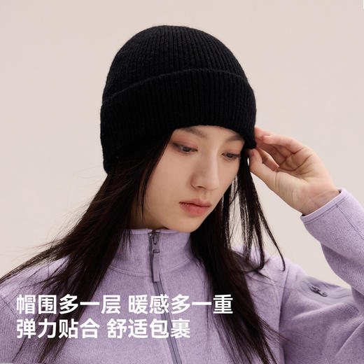 伯希和户外针织帽女2026新款马海毛保暖毛线帽登山护耳防风帽子男 商品图3