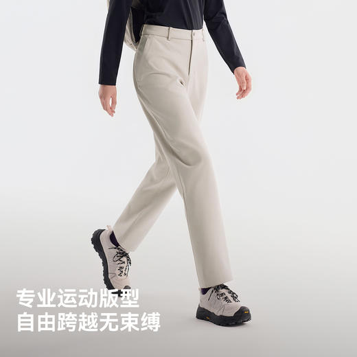 伯希和户外软壳裤女新款高弹保暖长裤防风耐磨徒步登山裤子男 商品图2