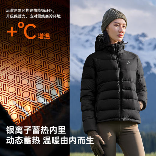 【经典2.0】伯希和800蓬羽绒服女冬季新款户外鹅绒防风短款外套男 商品图2