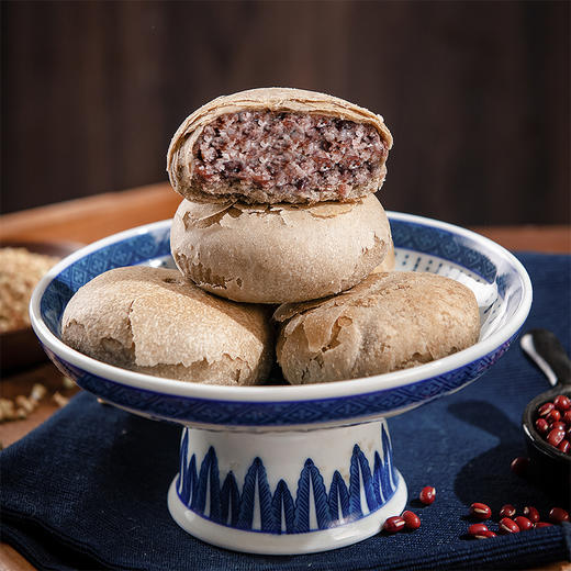 【礼盒装】金面杖 荞麦酥皮月饼礼盒 60g*24个（五仁12个+茯苓红豆12个） 商品图5