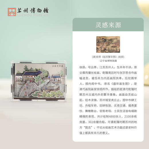 苏州博物馆 姑苏繁华图特展系列DIY拼装冰箱贴特色伴手礼 商品图2