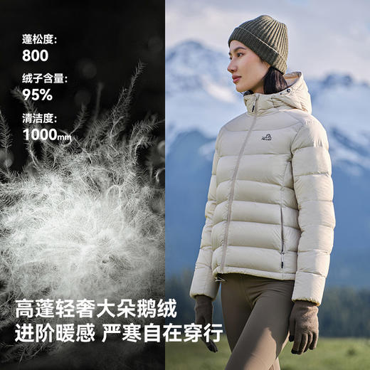 【经典2.0】伯希和800蓬羽绒服女冬季新款户外鹅绒防风短款外套男 商品图1
