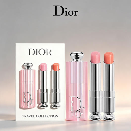 【预售9/20发货】【新版】DIOR迪奥新版变色润唇膏小样套盒1.4g（001+004）一般贸易 商品图3