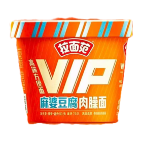 今麦郎 拉面范VIP桶麻婆豆腐肉臊面 131g/桶