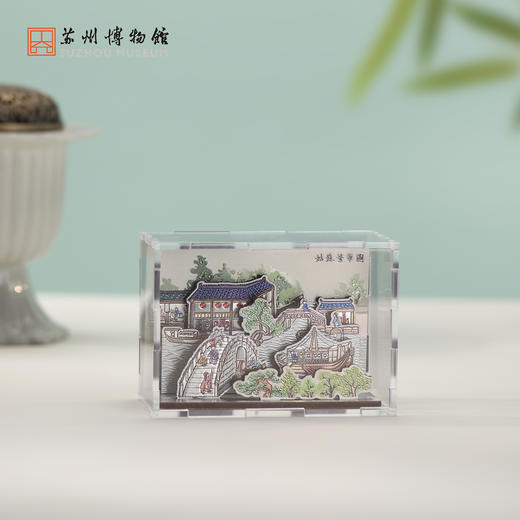 苏州博物馆 姑苏繁华图特展系列DIY拼装冰箱贴特色伴手礼 商品图3