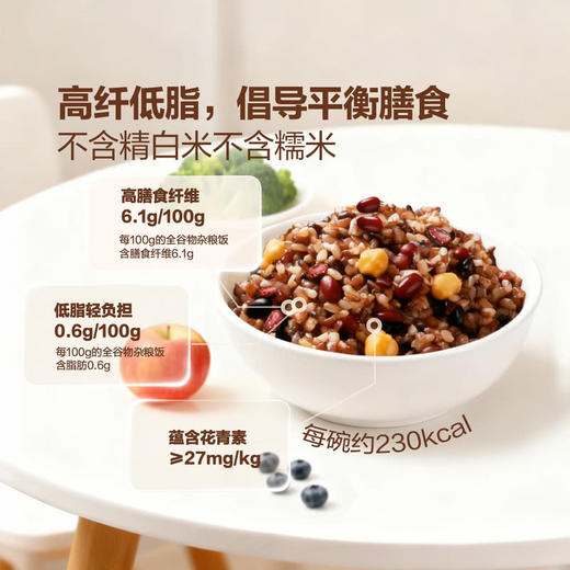 聚便利 x 山姆 全谷物杂粮饭 尝鲜分装 180g/碗 商品图4