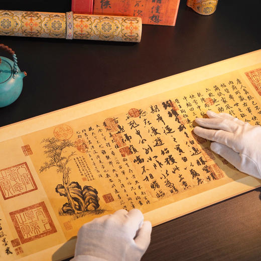 《三希帖》钞券版 故宫三希堂国宝书法 王羲之 王献之 王珣书法复刻 收藏礼赠带证书 商品图5