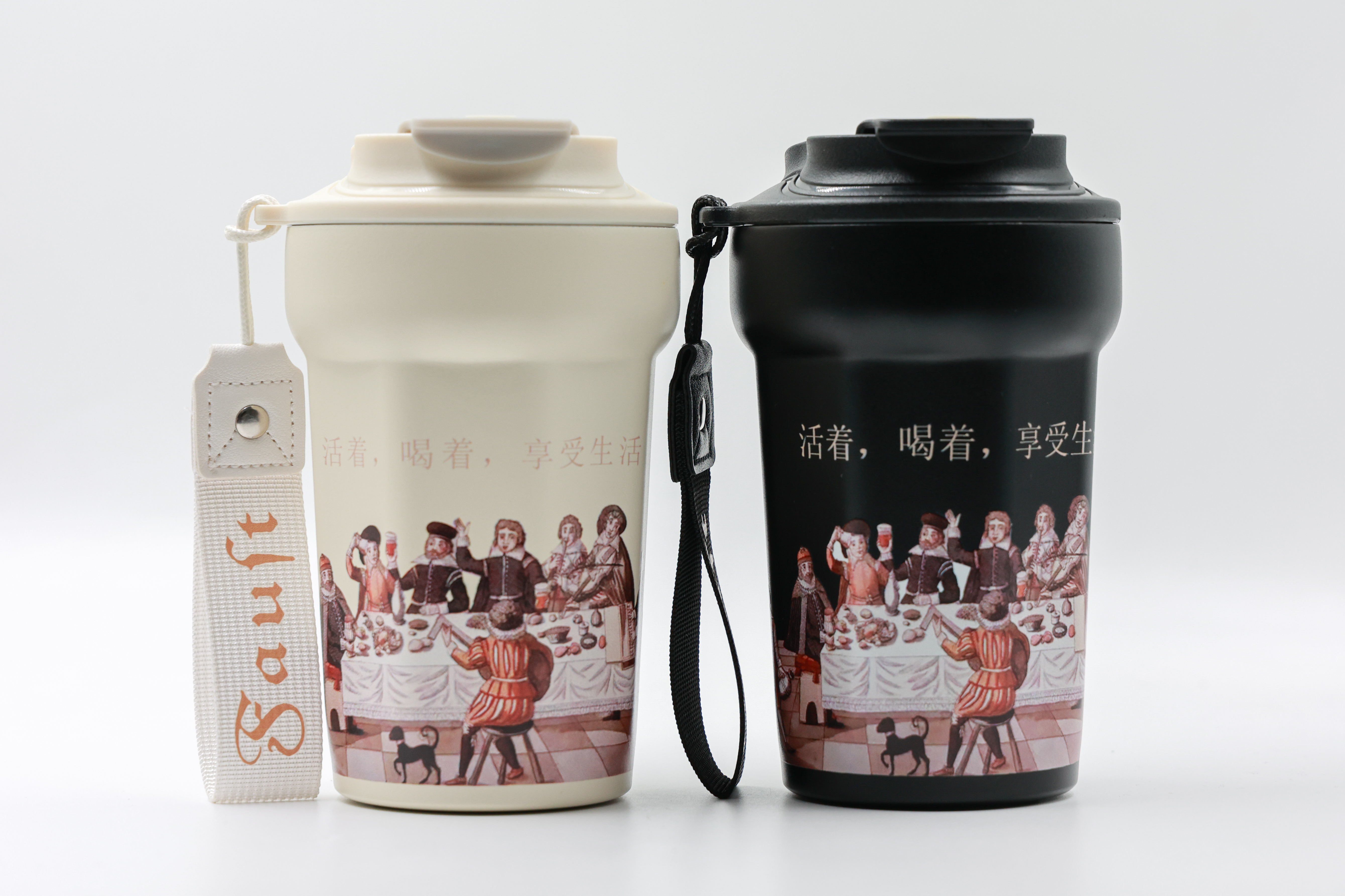 《浮士德》咖啡杯（带温显，黑白两色可选）
