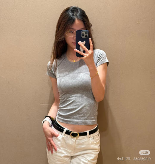 lu同款8色修身短袖T恤~0505 商品图8