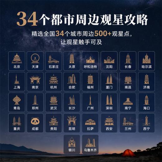 中国观星指南  天文科普知识 观星路线攻略 星空拍摄技巧 集结200+星空摄影师共同创作 商品图4