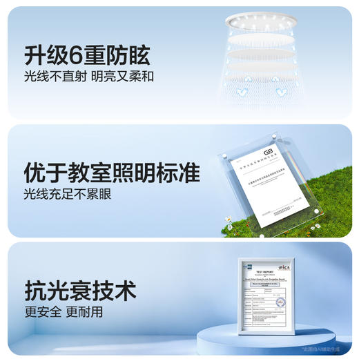 销量👍欧普LED吸顶灯具灯饰卧室灯儿童房书房全光谱卡通护眼吸顶灯饰光I 商品图1