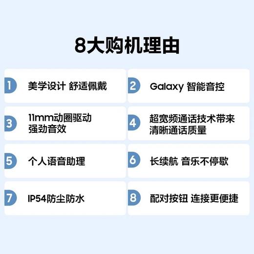 【特价-包装微瑕】Samsung/三星 Galaxy Buds3 FE 真无线降噪蓝牙耳机 商品图4